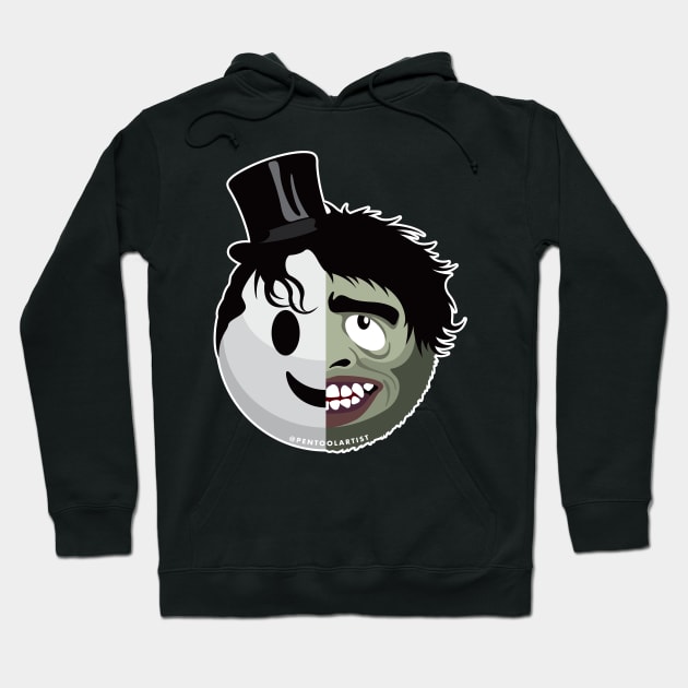 Split Personality Hoodie by pentoolarts